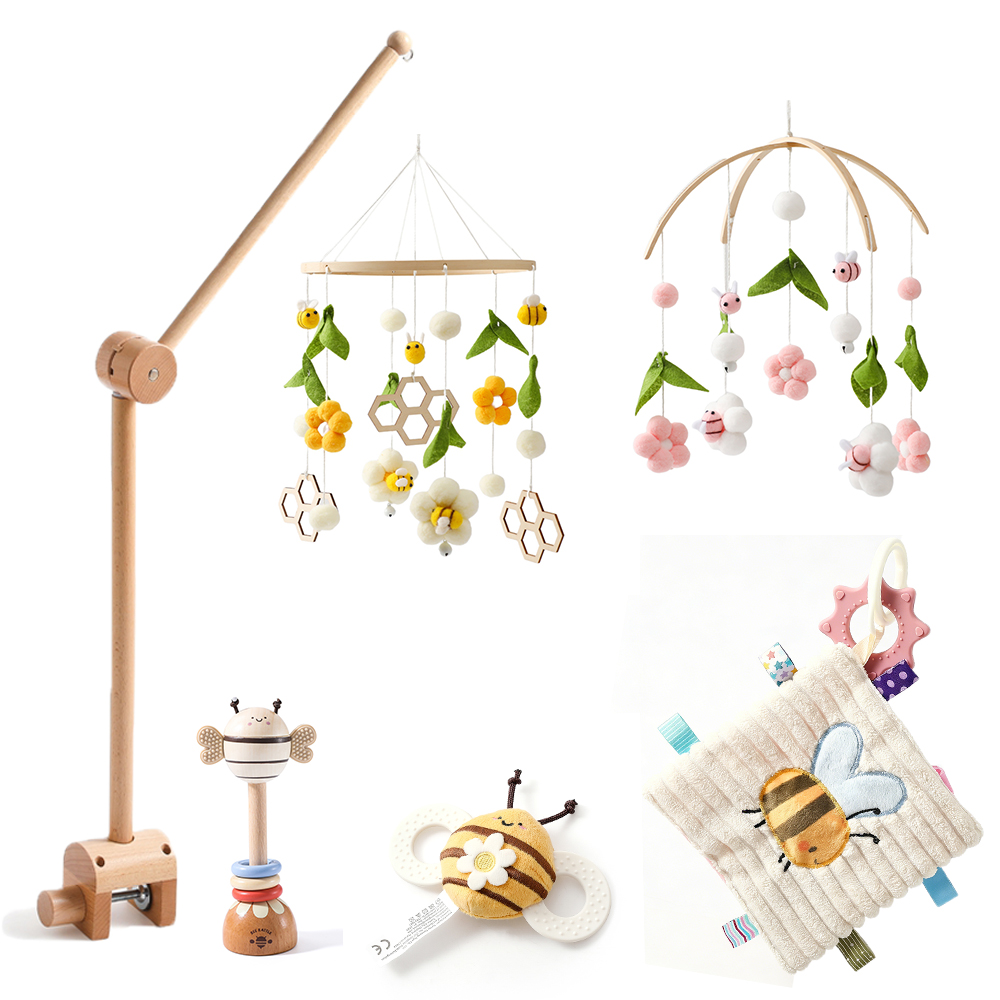 Baby Nursery Music - Baby Crib Mobile Rattle Toy For