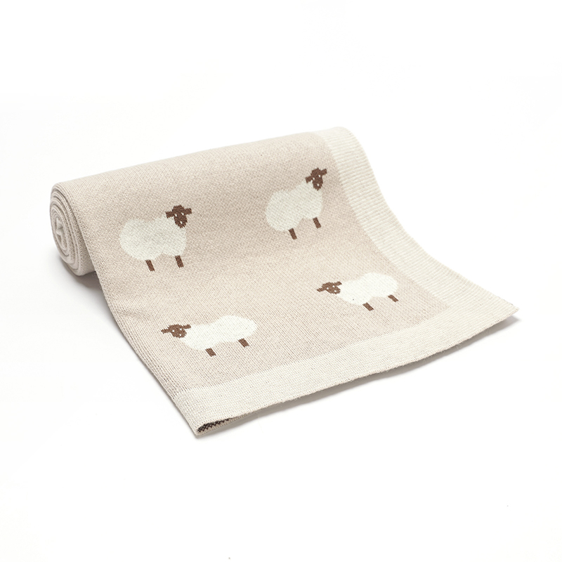 Baby Girl Nursery Quilt - Baby Cotton Blankets Knitted Newborn Boys