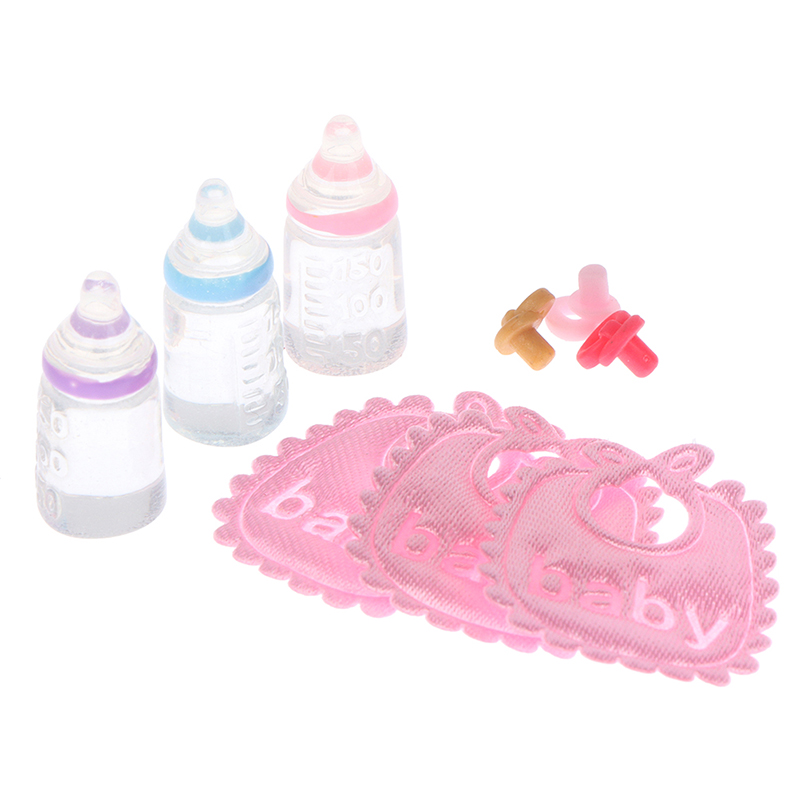 Baby Nursery Accessories - 3PCS 1:12 Dolls House Miniature Baby