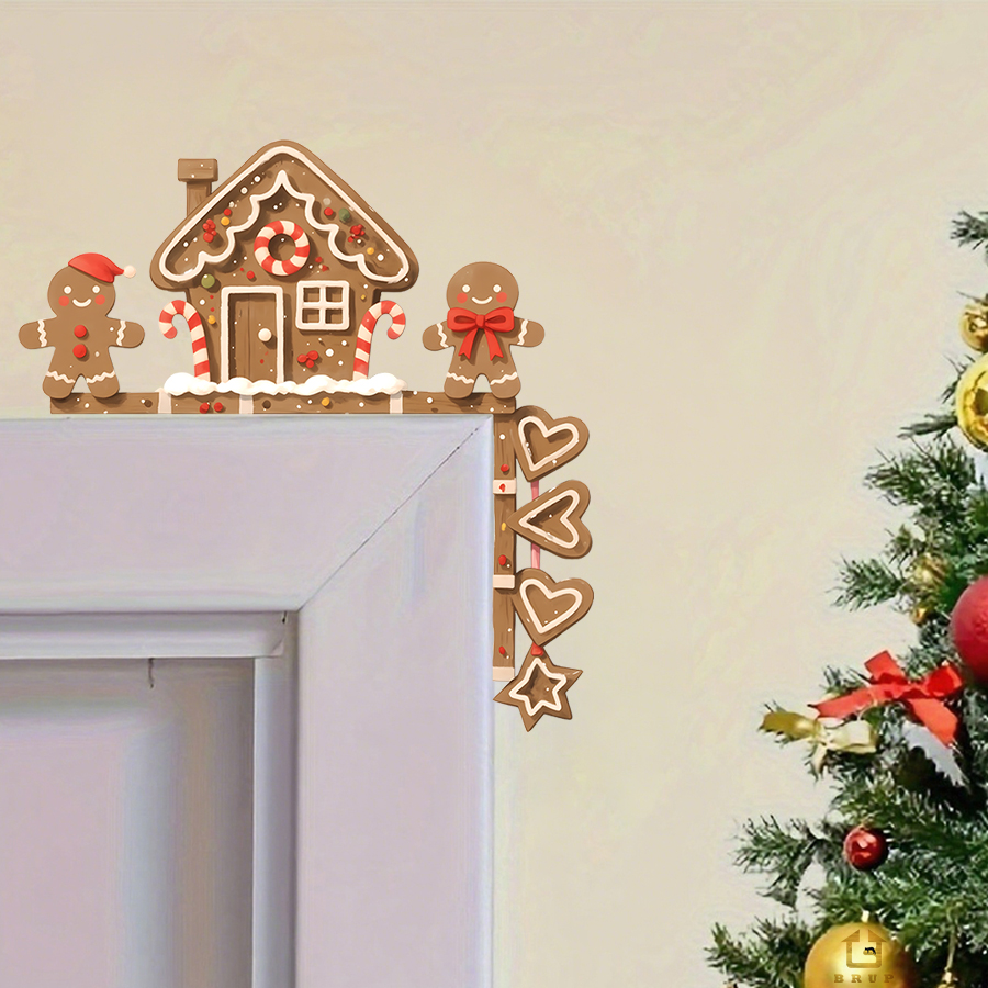 Baby Nursery Decals - Gingerbread House & Man Christmas Wall