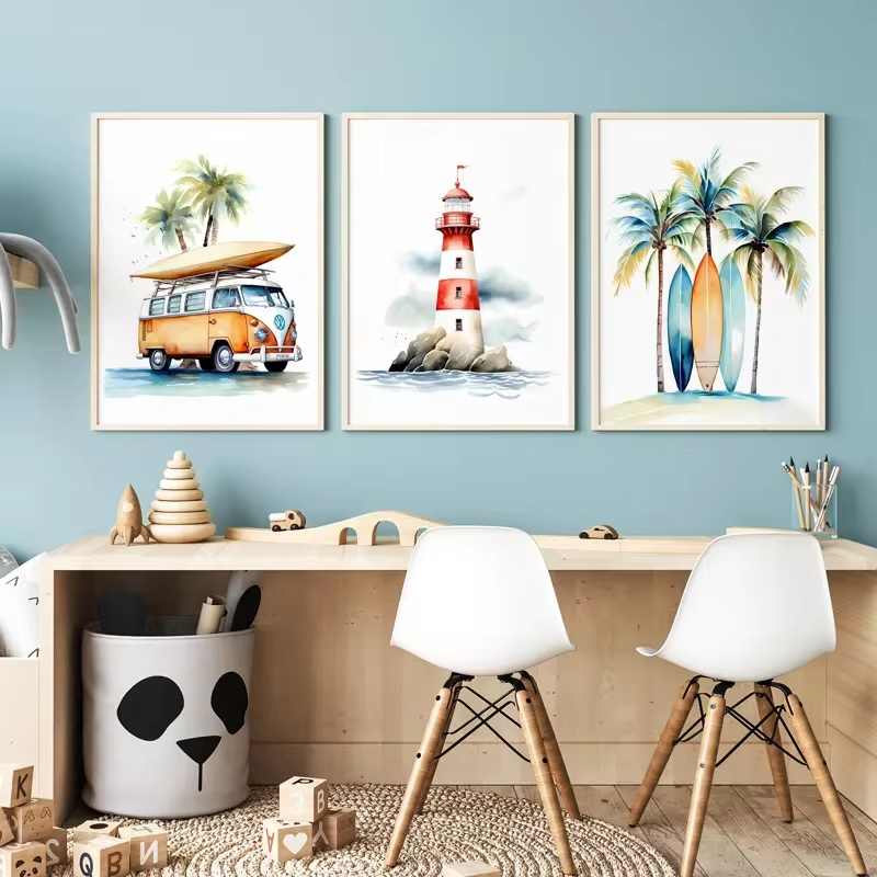 Surf Ocean Themed Nursery Beac - Baby Nursery Ocean review and price