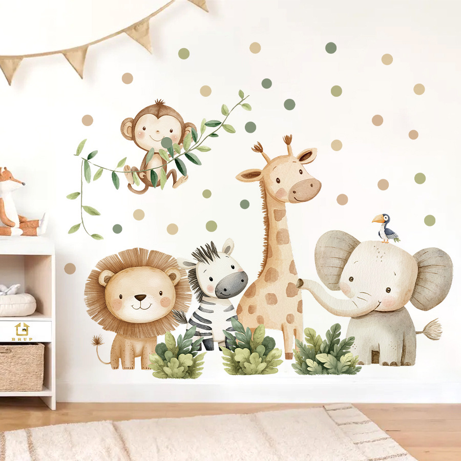 Boho Forest Animals Wall Stick - Baby Nursery Accessories review and price