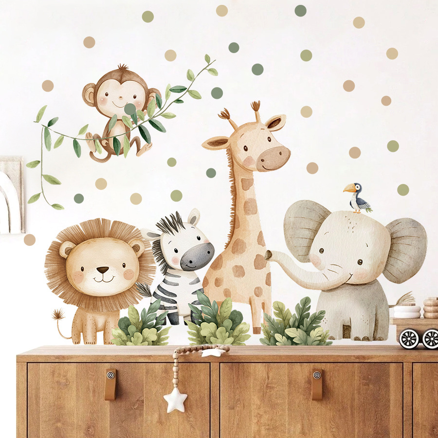 Boho Forest Animals Wall Stick - Baby Nursery Accessories review and price
