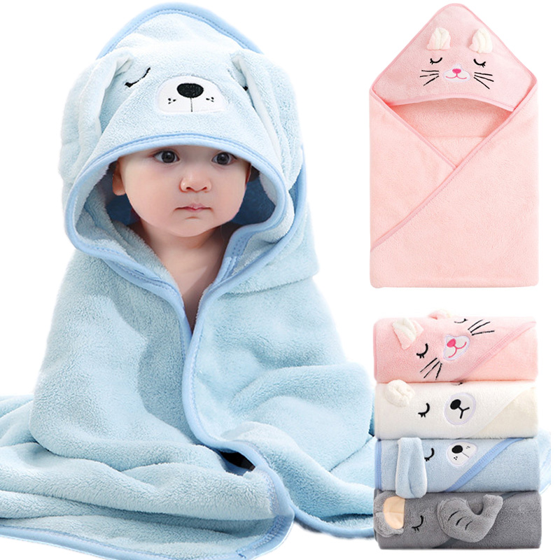 Cartoon Animal Baby Bath Towel - Baby Nursery Accessories review and price