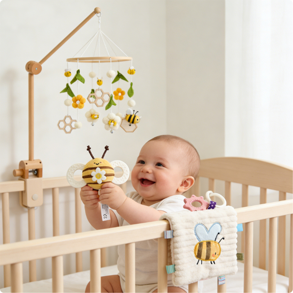 Baby Crib Mobile Rattle Toy Fo - Baby Nursery Music review and price