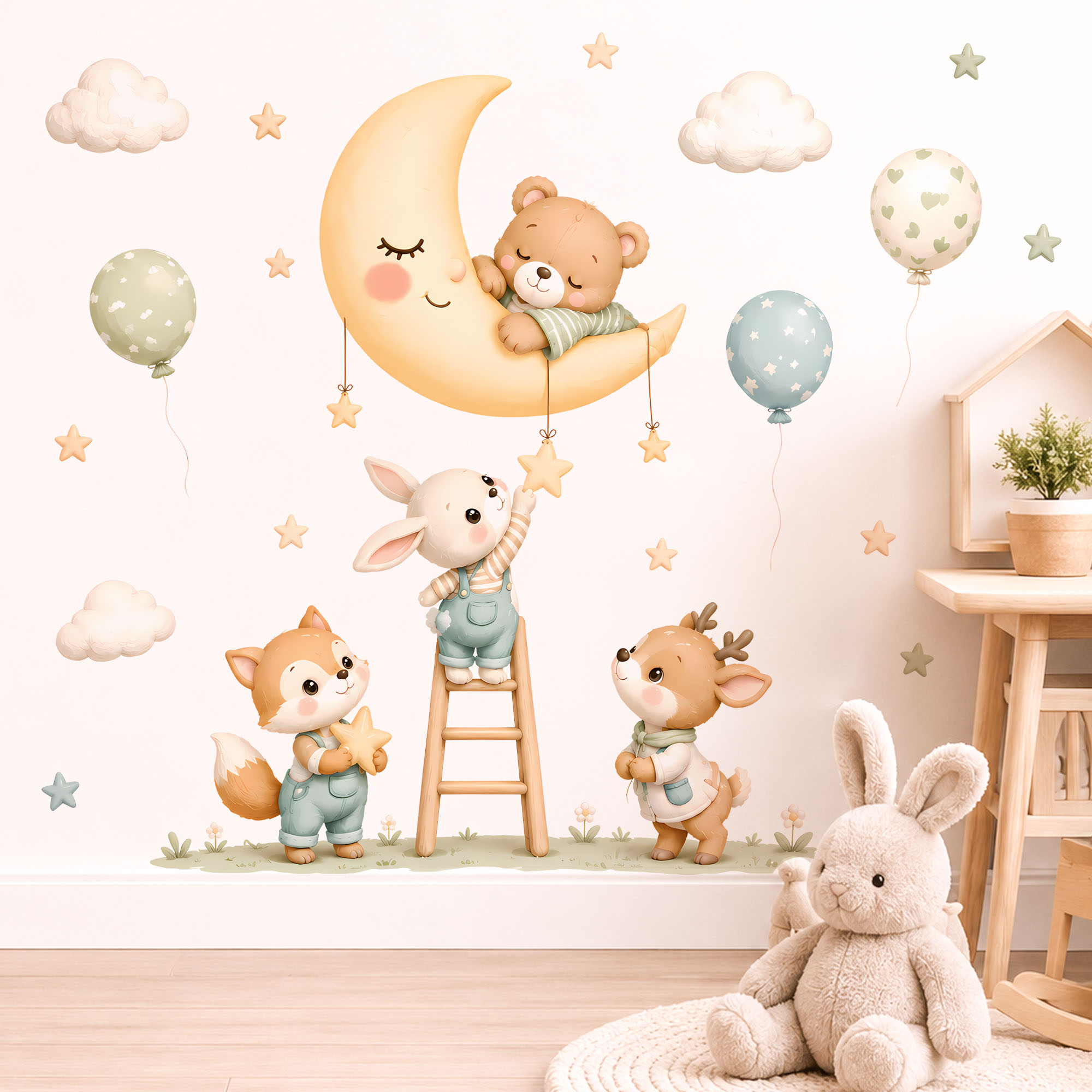 Forest Animal Wall Stickers, R - Baby Nursery Decals review and price