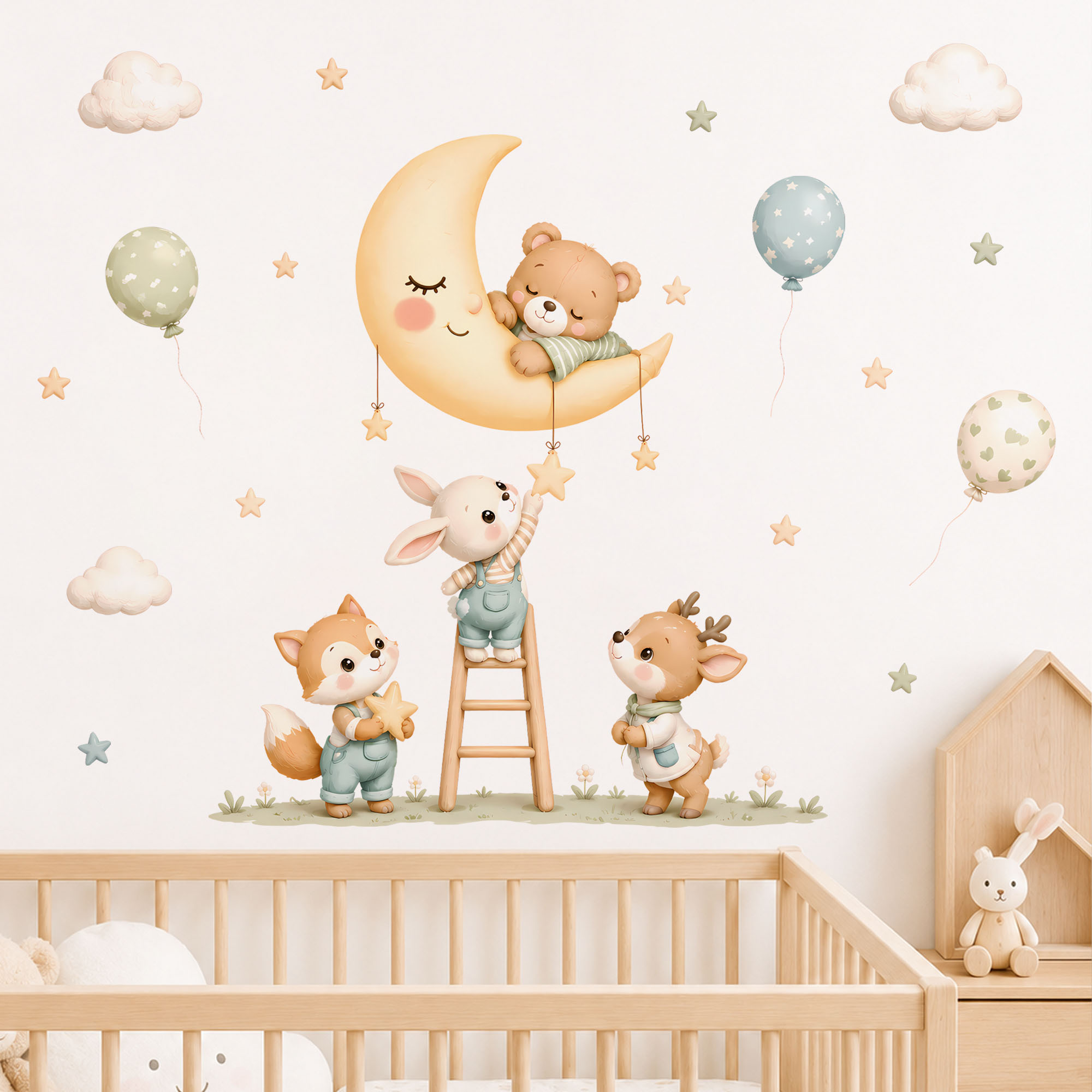Forest Animal Wall Stickers, R - Baby Nursery Decals review and price
