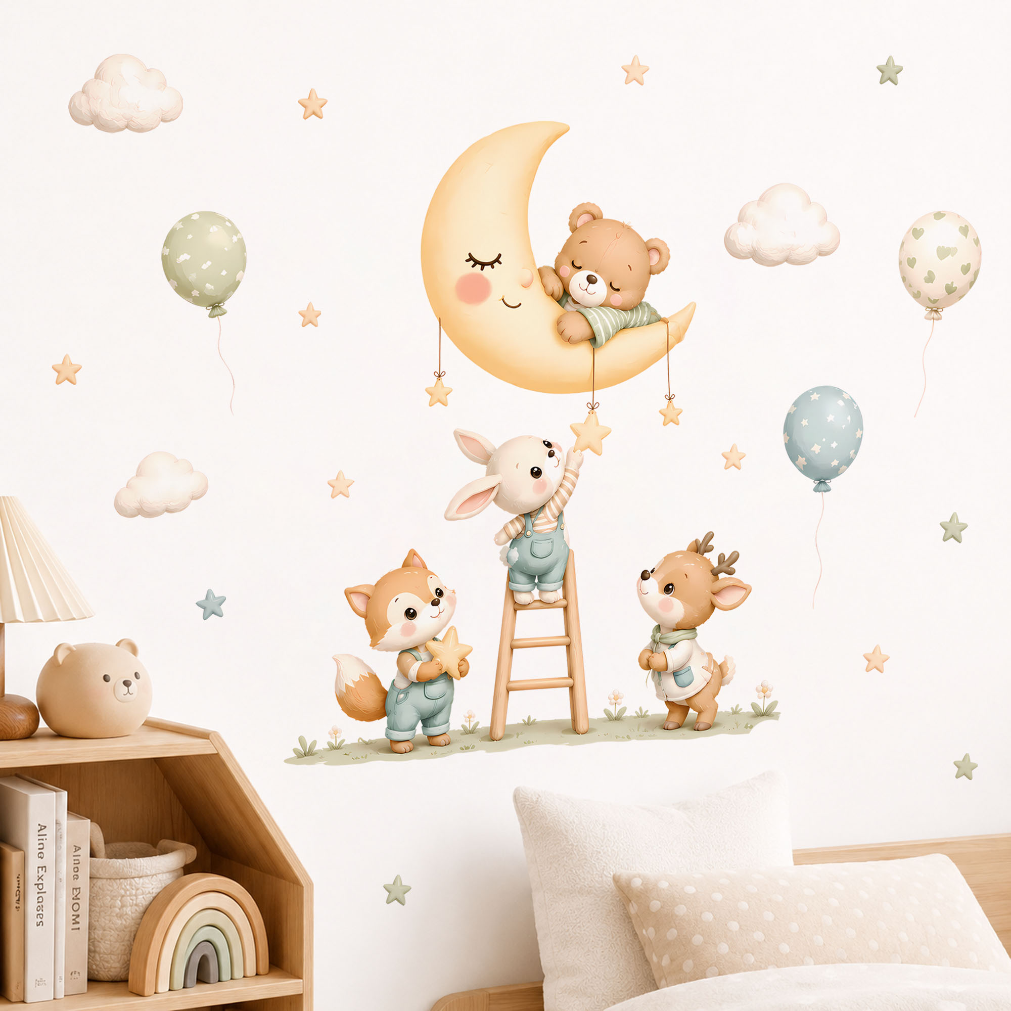 Forest Animal Wall Stickers, R - Baby Nursery Decals review and price