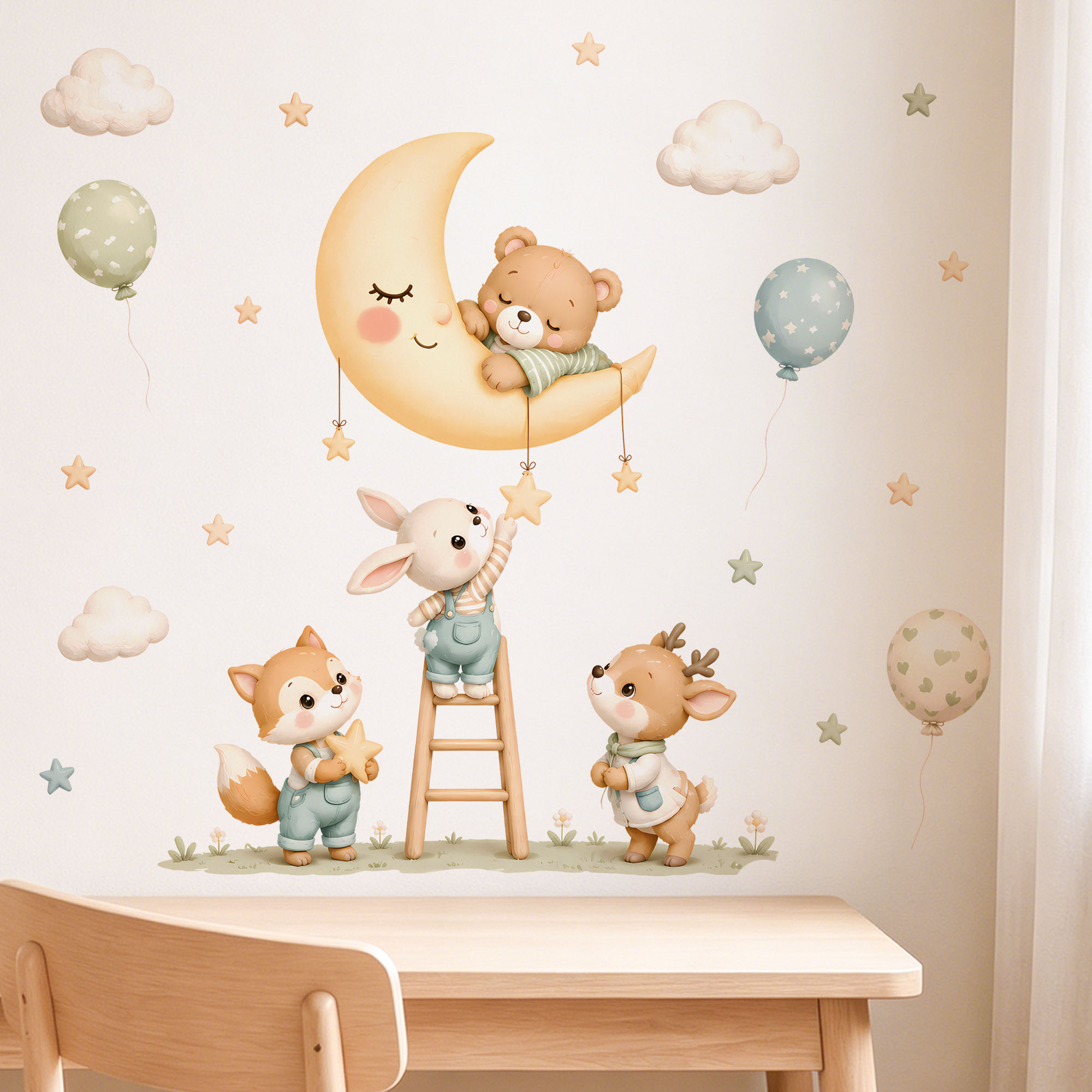 Forest Animal Wall Stickers, R - Baby Nursery Decals review and price