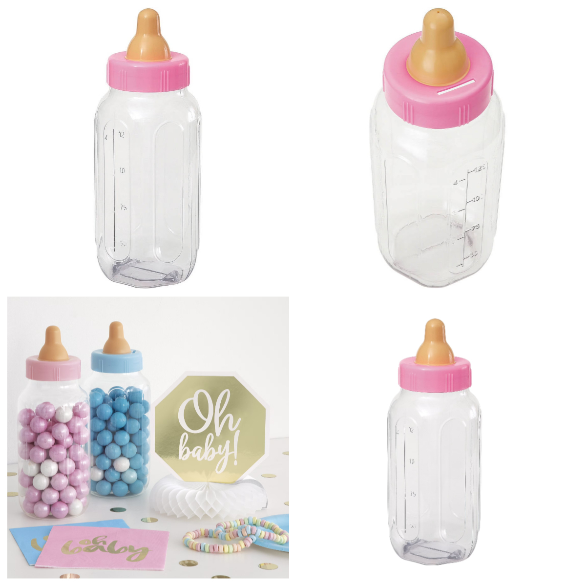 11 Inch Pink Plastic Baby Bott - Baby Nursery Games review and price