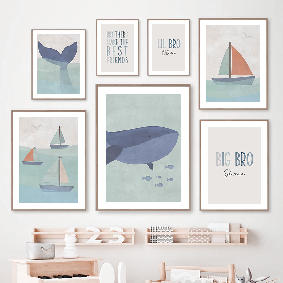Cartoon Sea Whale Shark Sailbo - Baby Nursery Ocean review and price