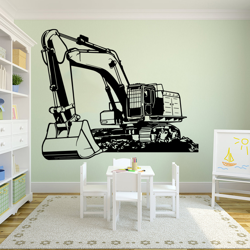 Large Heavy Equipmen Excavator - Baby Nursery Decals review and price