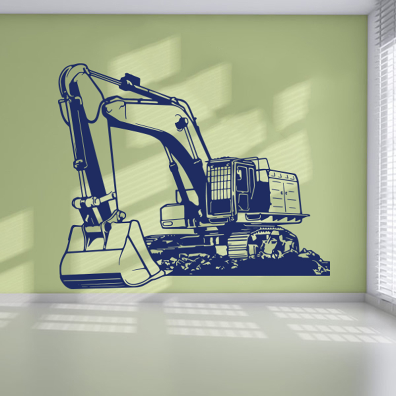 Large Heavy Equipmen Excavator - Baby Nursery Decals review and price