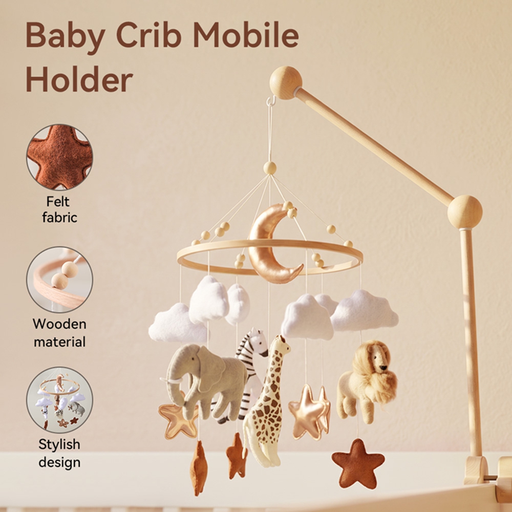 Wooden Bed Bell Baby Crib Mobi - Baby Nursery Music review and price