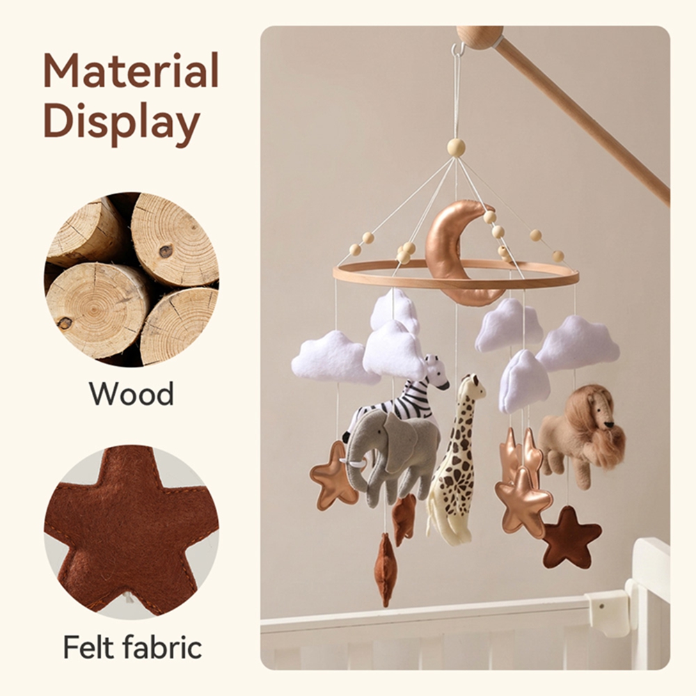 Wooden Bed Bell Baby Crib Mobi - Baby Nursery Music review and price