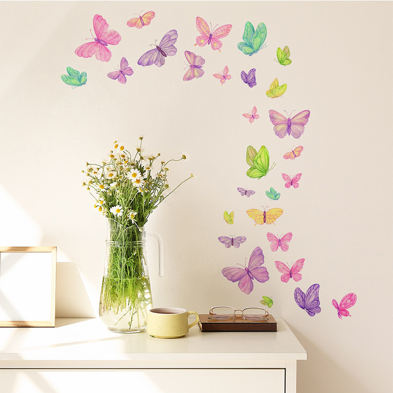 Romantic butterfly Wall Sticke - Baby Nursery Decals review and price