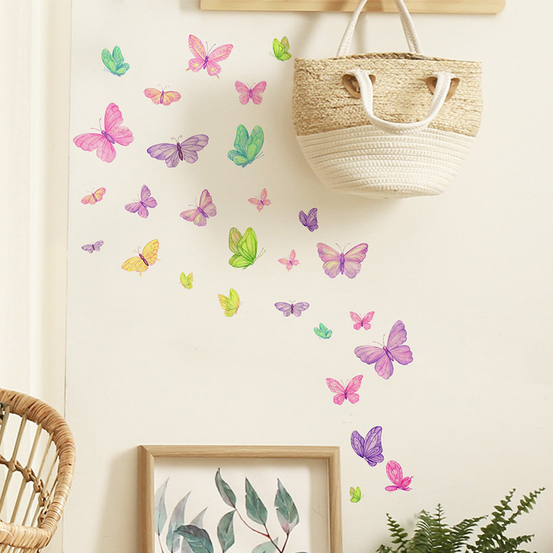 Romantic butterfly Wall Sticke - Baby Nursery Decals review and price