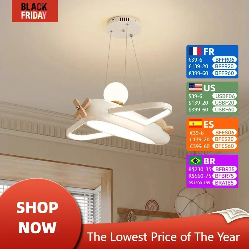 Airplane Lamps Modern Children - Baby Nursery Chandelier review and price