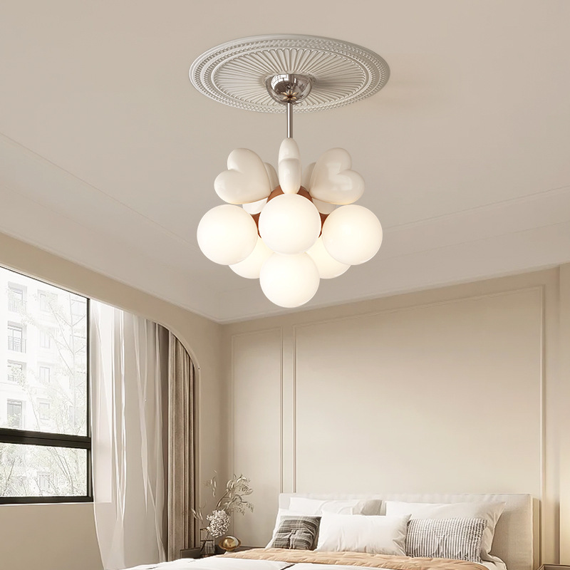 2026 Pink Heart Bubble Ball De - Baby Nursery Chandelier review and price