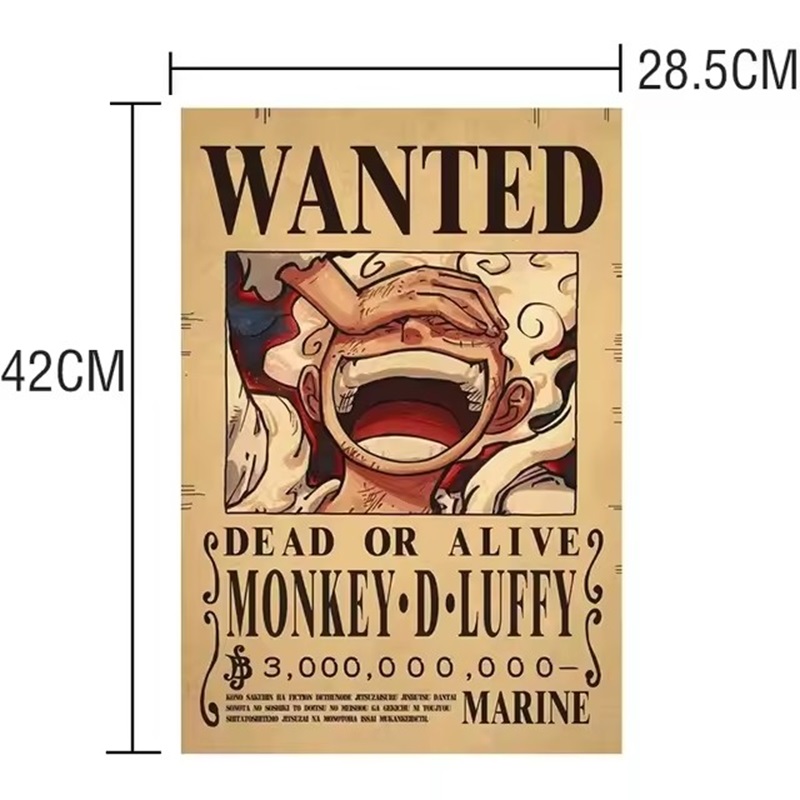 Anime One Piece Bounty Wanted  - Baby Nursery Decals review and price