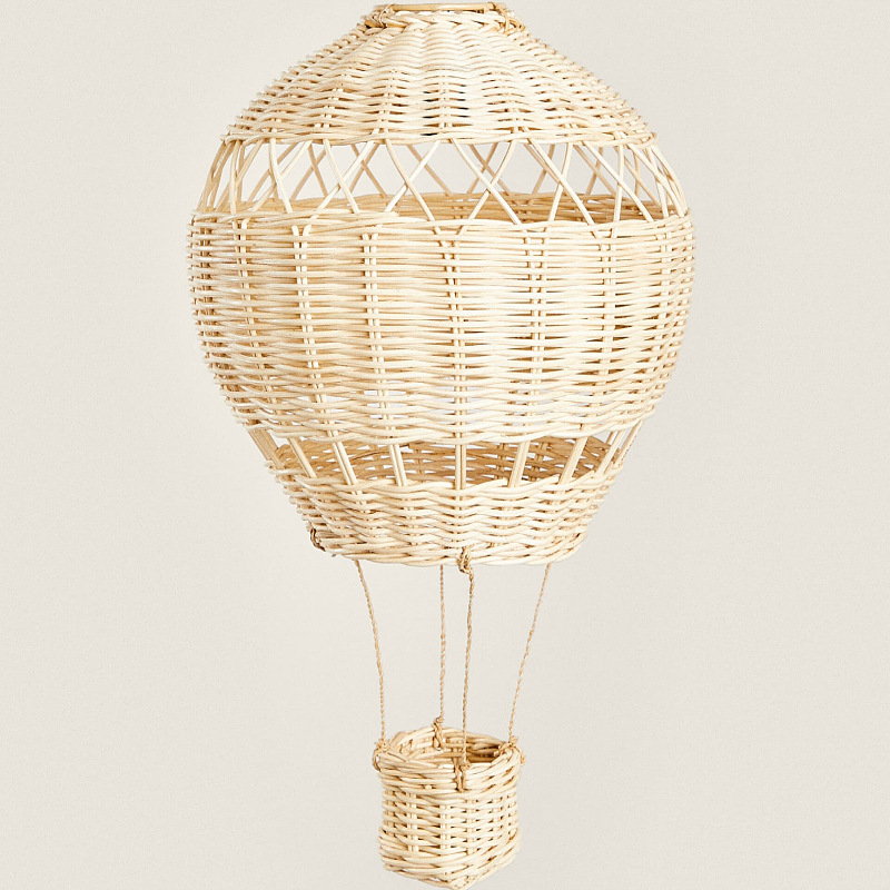 Handmade Rattan Hot Air Balloo - Baby Nursery Chandelier review and price