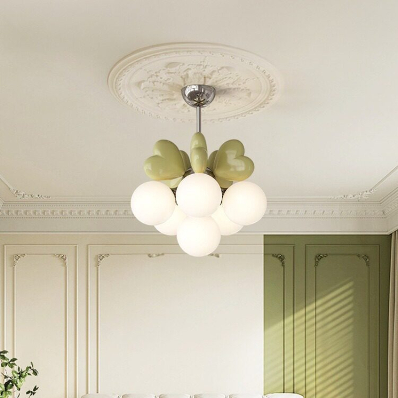 Pink Heart Bubble Ball Decor L - Baby Nursery Chandelier review and price